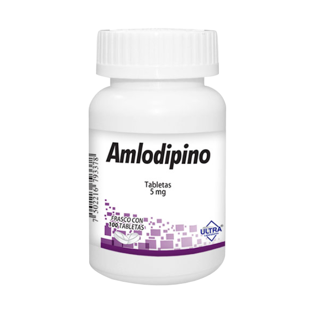 Amlodipino 100 Tabs 5mg