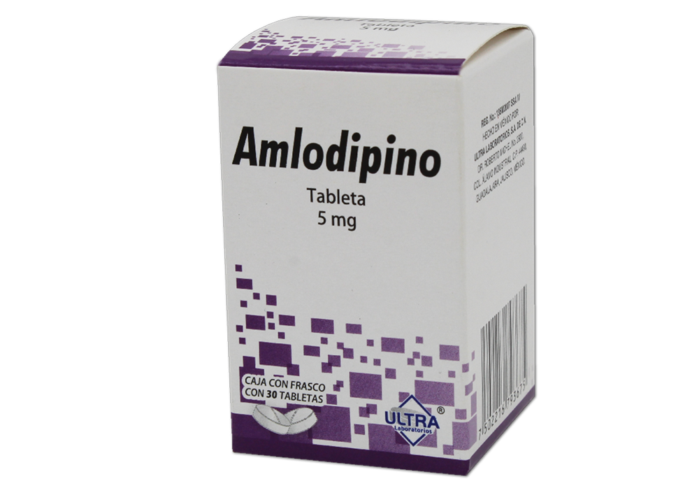 Amlodipino 30 Tabs 5mg