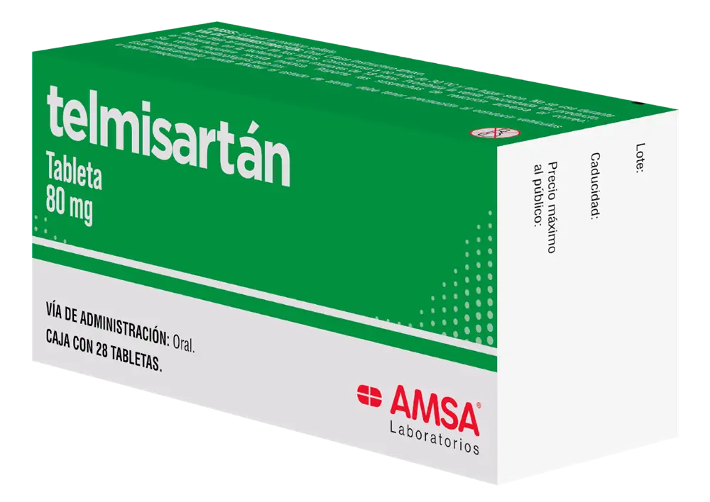 Telmisartán 28 Tabs 80mg