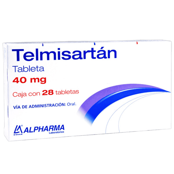 Telmisartán 28 Tabs 40mg Alpharma