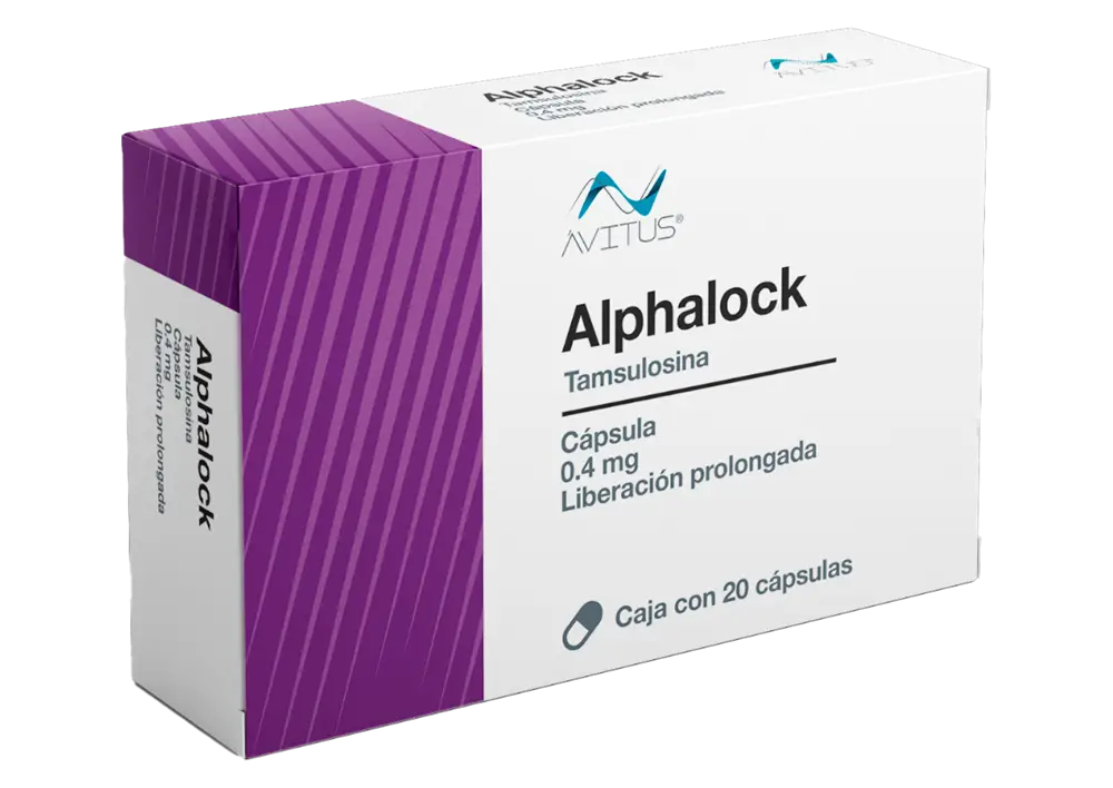 Alphalock Tamsulosina 20 Caps 0.4mg